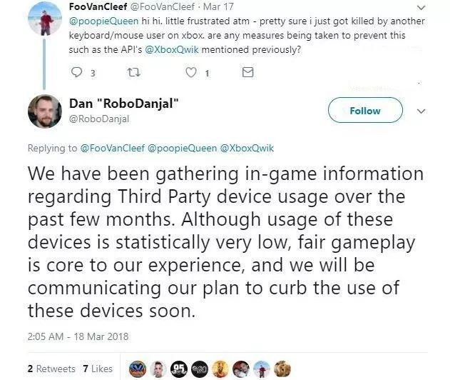Xbox《绝地求生》将封杀键盘鼠标微软正在努力确保